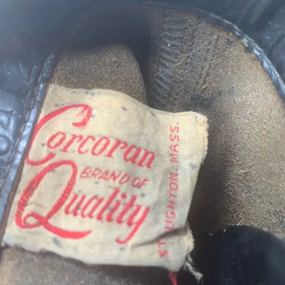 Vintage Corcoran military paratrooper jumper combat boots. Size 9c W